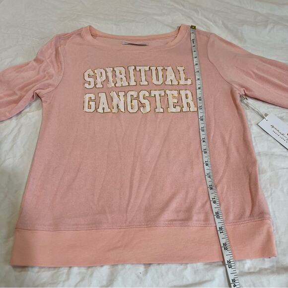 Spiritual Gangster Pullover Sweater Pink size XS - Picture 7 of 9